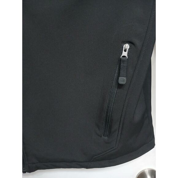 Free Country Odyssey II Flex Super Softshell Jacket XL Tall Black Zippers Coat - Picture 11 of 16